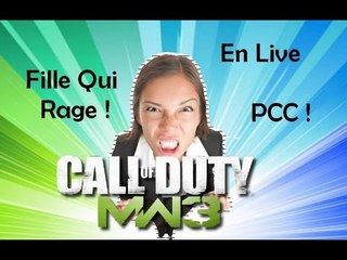 Une fille rage sur Call Of Duty Modern Warfare 3