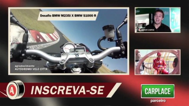 RUBENS BARRICHELLO X ALEX BARROS - BMW M235i X BMW S1000 R