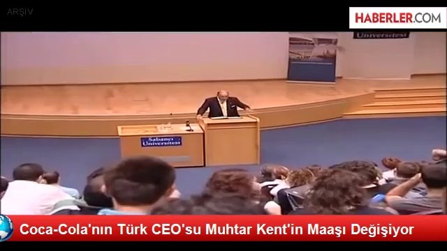 Coca-Cola'nın Türk CEO'su Muhtar Kent'in Maaşı Değişiyor