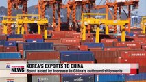 Korea's exports to China rebound, raising speculation of ending previous slump