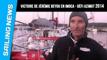 Victoire de Jérémie Beyou  sur le Trophée Azimut 2014 en classe Imoca