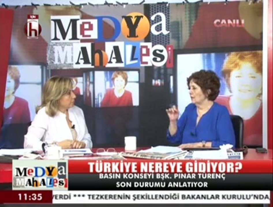 Ayşenur ARSLAN ile Medya Mahallesi konuk Basın Konseyi Bşk Gazeteci Pınar Türenç 1 2 Ekim 2014