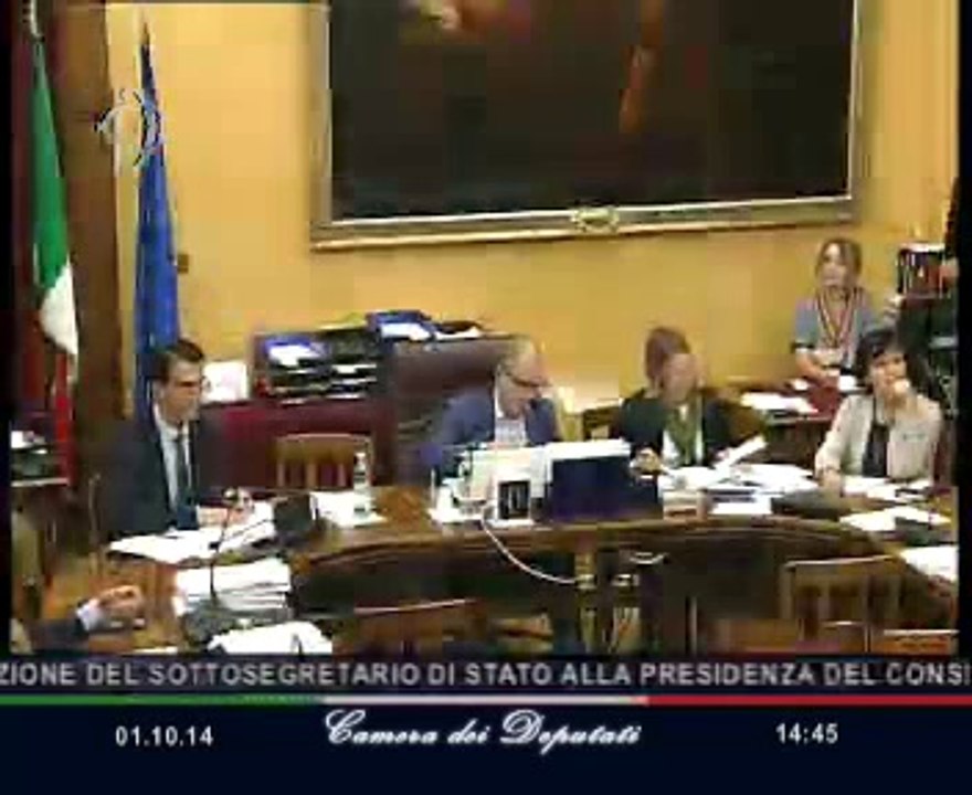 Roma - Politiche Ue in Italia, audizione Gozi (01.10.14)