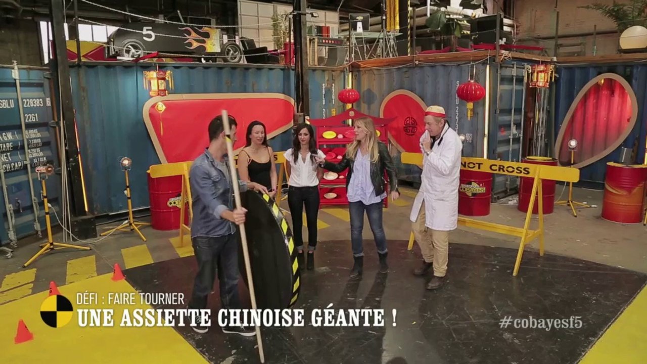 EM112 Défi : faire tourner une assiette chinoise géante !