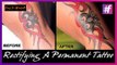 Glamorize and Rectify your Old Tattoo in a New Shape | Insane Nails and Tattoos