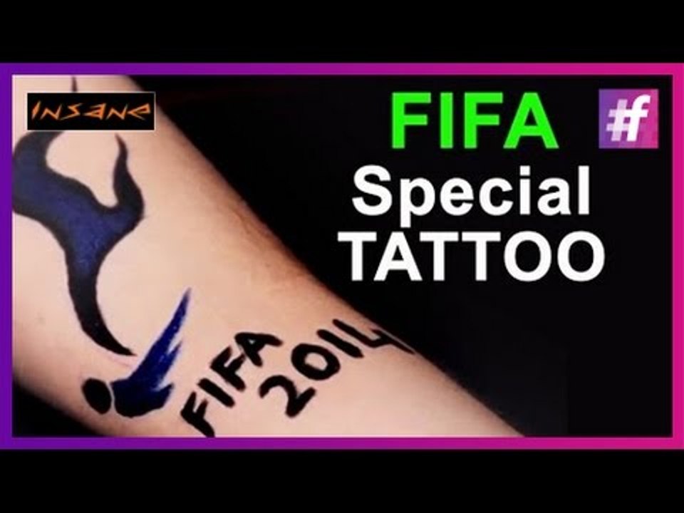 FIFA 2014 | Temporary Tattoo | Insane Nails and Tattoos
