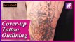 Outlining Cover-up Tattoo | Permanent Tattoo Tutorial