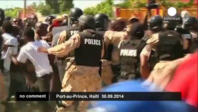 Scuffles on anniversary of Haiti coup