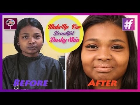 How To Apply Foundation on Dark Skin | Makeup Tutorial For Dusky Skin
