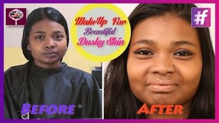 How To Apply Foundation on Dark Skin | Makeup Tutorial For Dusky Skin