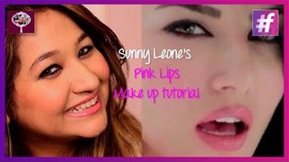 Sunny Leone's 'Pink Lips' Inspired Look | Makeup Tutorial by Ishita