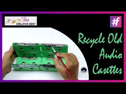 DIY Upscale Old Audio Cassettes to Newspaper Holder