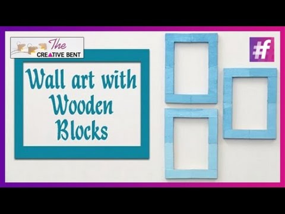 Cool DIY: Easy Wall Art with Jenga Wood Blocks