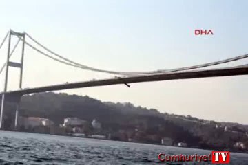 Boğaziçi köprüsünde tezkere protestosu