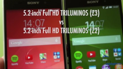 Sony Xperia Z3 vs Sony Xperia Z2