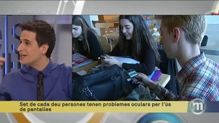 TV3 - Els Matins - 7 de cada 10 persones té problemes oculars per l'ús de pantalles