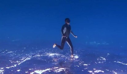 Incroyable vidéo d'apnée
