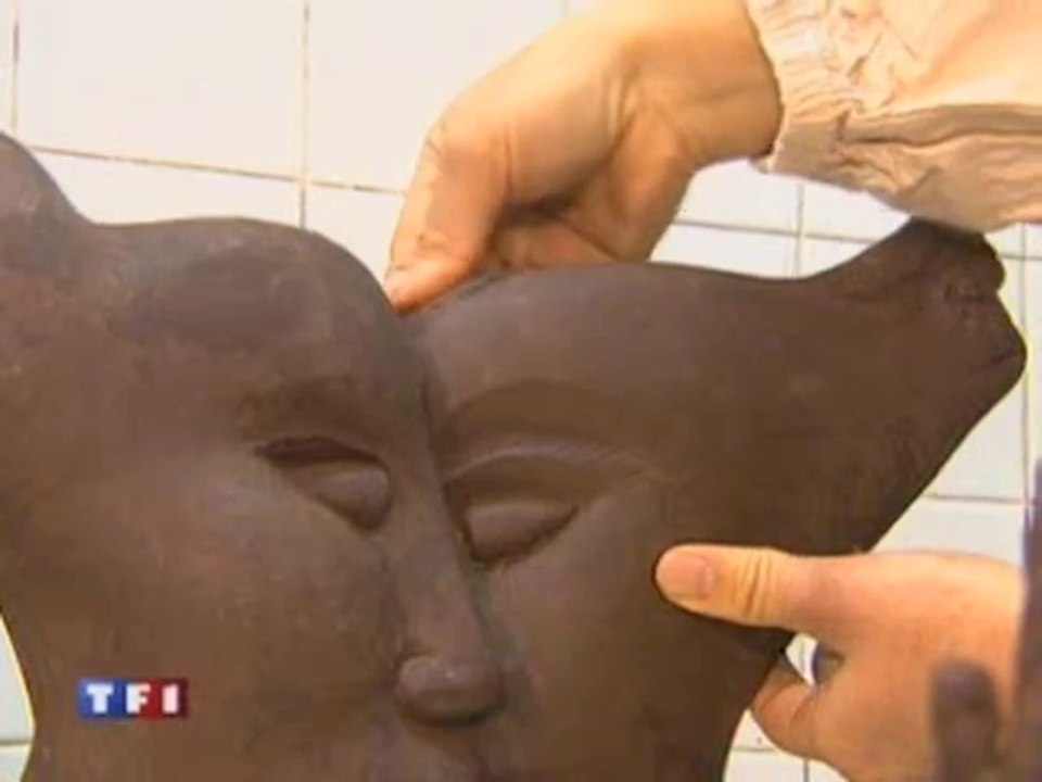 Sculpture et chocolat