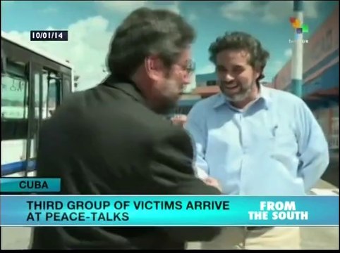 Third Group of Colombian victims arrive in Cuba for Peace Talks