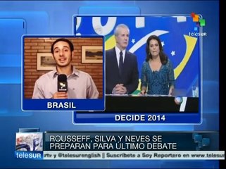Esta noche cierra la campaña por la presidencia de Brasil con debate