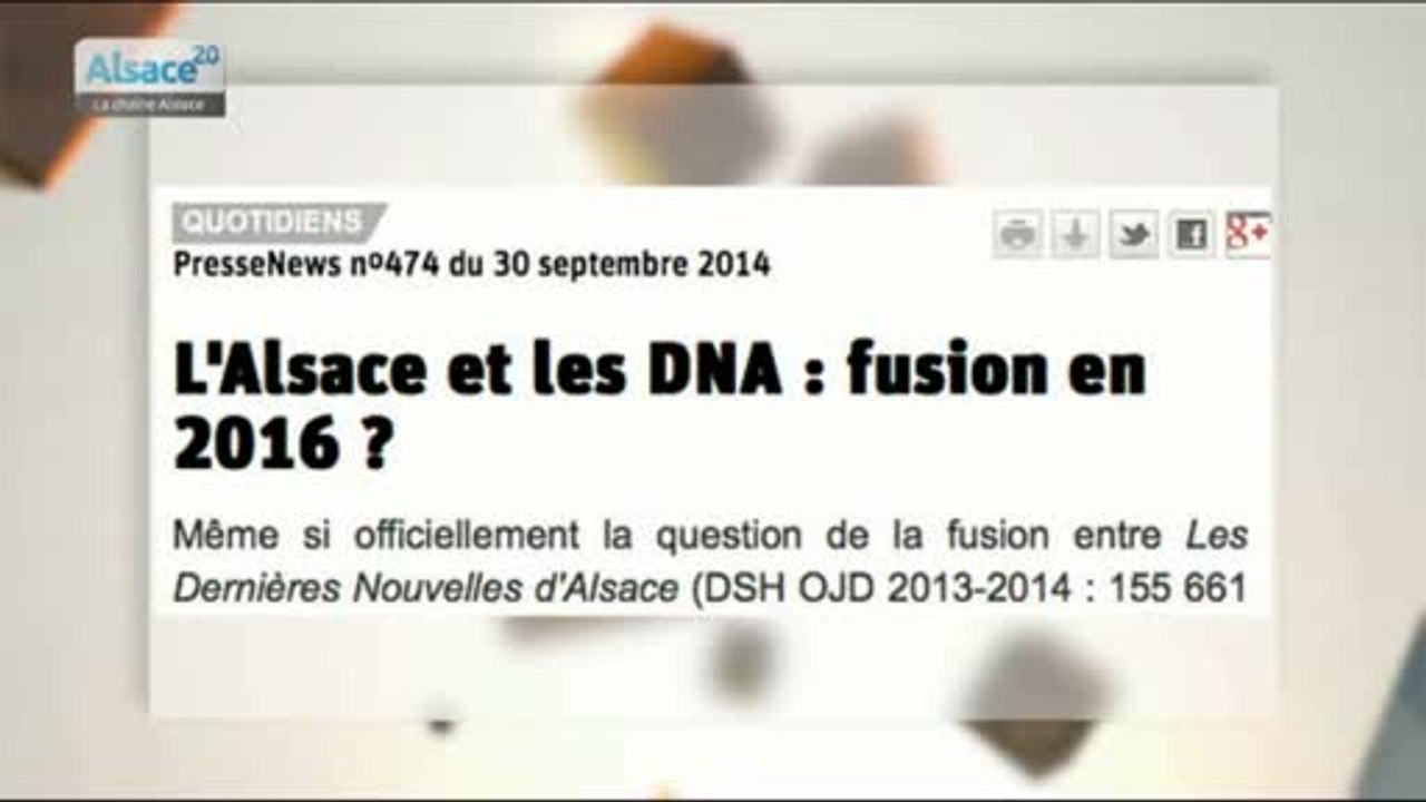 L'image du jour : le nouveau site Web du journal L'Alsace