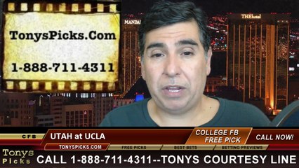 Download Video: UCLA Bruins vs. Utah Utes Free Pick Prediction NCAA College Football Odds Preview 10-4-2014