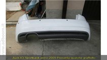 COMO, ERBA    PARAURTI POSTERIORE ORIG . AUDI A3 SPORTBACK ANNO 2009 EURO 250