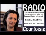 Radio Courtoisie 2014.09.17 Farida Belghoul 