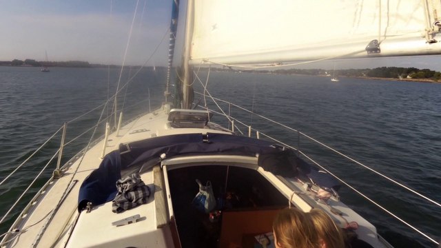 test de la Garmin Virb - Une journée à bord de Kernok