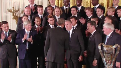 Kansas City - Les champions reçus à la Maison Blanche