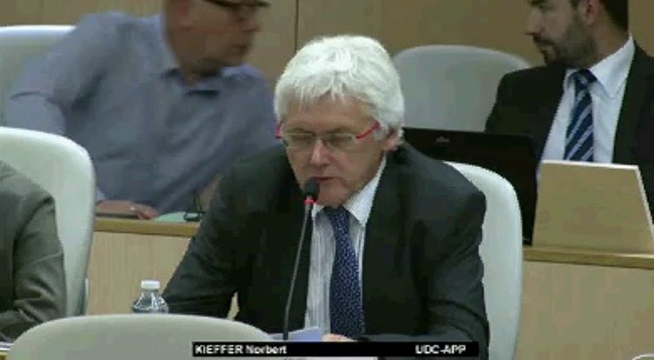 AP 2 octobre 2014 - Intervention de Norbert KIEFFER sur les dotations de fonctionnement des lycées publics pour 2015