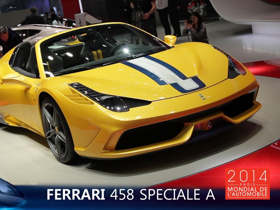 La Ferrari 458 Speciale A en direct du Mondial de l'Auto 2014