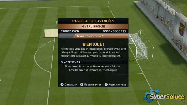 FIFA 15 : Défi Passes au Sol Avancées BRONZE