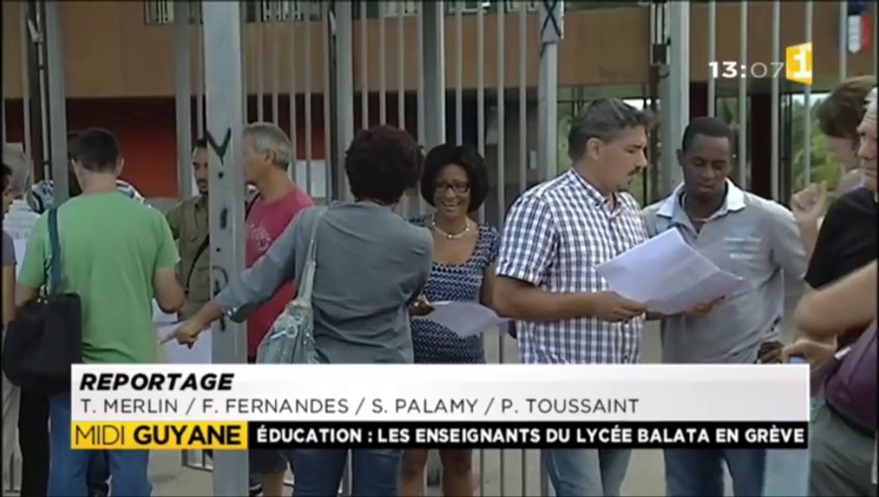 Grêve au lycée de Balata