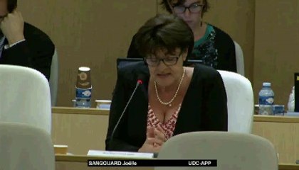 AP 2 octobre 2014 - Intervention de Joëlle SANGOUARD sur la modification des statuts de l'E.P.C.C. "Ecole nationale supérieure des Beaux-arts de Lyon"