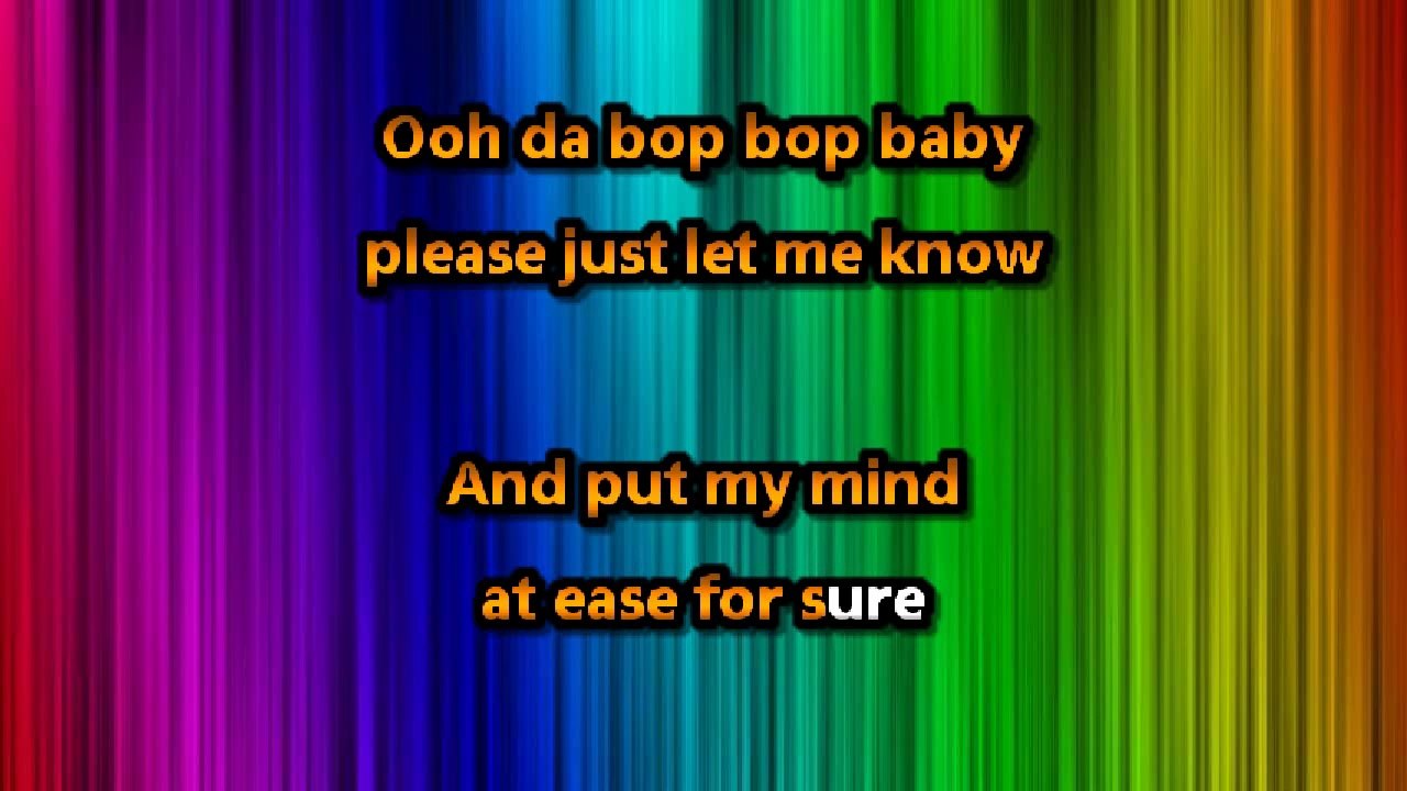 be bop baby westlife