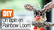 Faire un lapin en élastiques Rainbow Loom - Tuto DIY