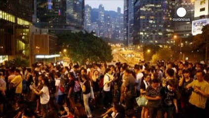 Hong Kong protests make waves off the grid