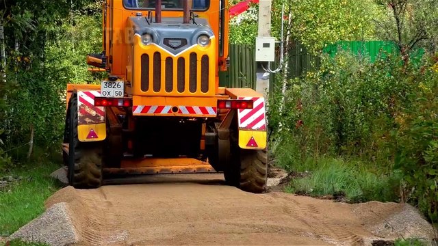 Устройство временных дорог в СНТ Воронцово. Строительство временных дорог содержание и ремонт.