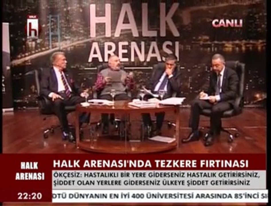 Uğur Dündar ile Halk Arenası konuklar Ümit KOCASAKAL Prof Dr Hayrettin Ökçesiz ve İst Mv Ali Özgündüz 2 2 Ekim 2014