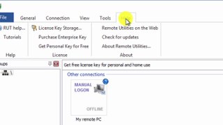How to register Remote Utilities Free