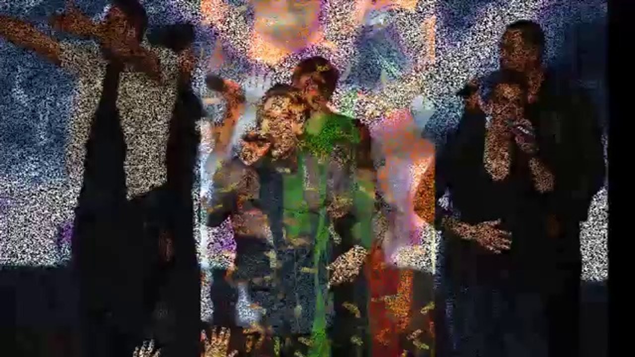 Cody Simpson performs at Nickelodeon Slimefest before getting doused in green goo