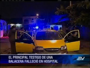 Falleció taxista víctima de balacera en noroeste de Guayaquil