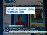 Brasil: sufre Dilma Rousseff campaña de desprestigio en grandes medios