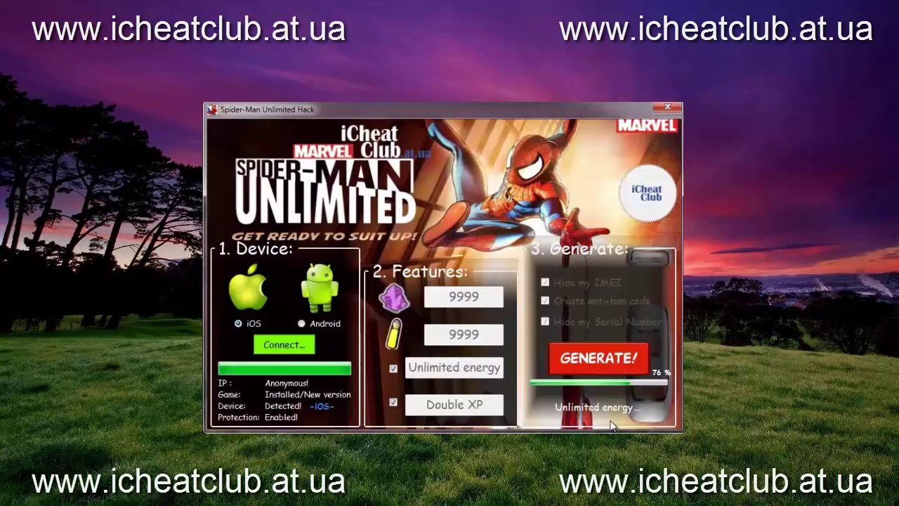 Spider-Man Unlimited Generador (Android / iOS) Spider-Man Unlimited Hack, Cheat