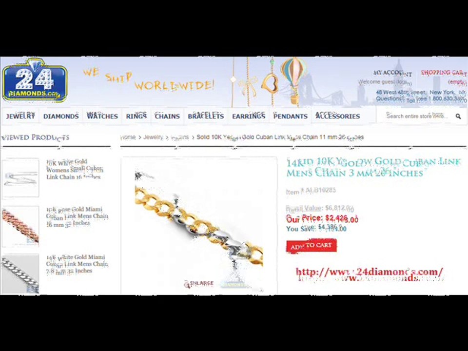 Find the hottest collection of Cuban link chain