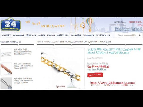 Find the hottest collection of Cuban link chain