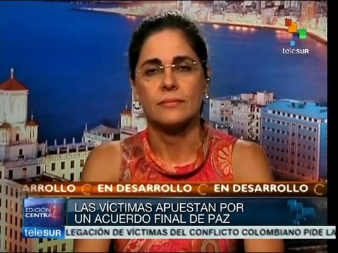 Víctimas del conflicto armando acuden a diálogos de paz en La Habana