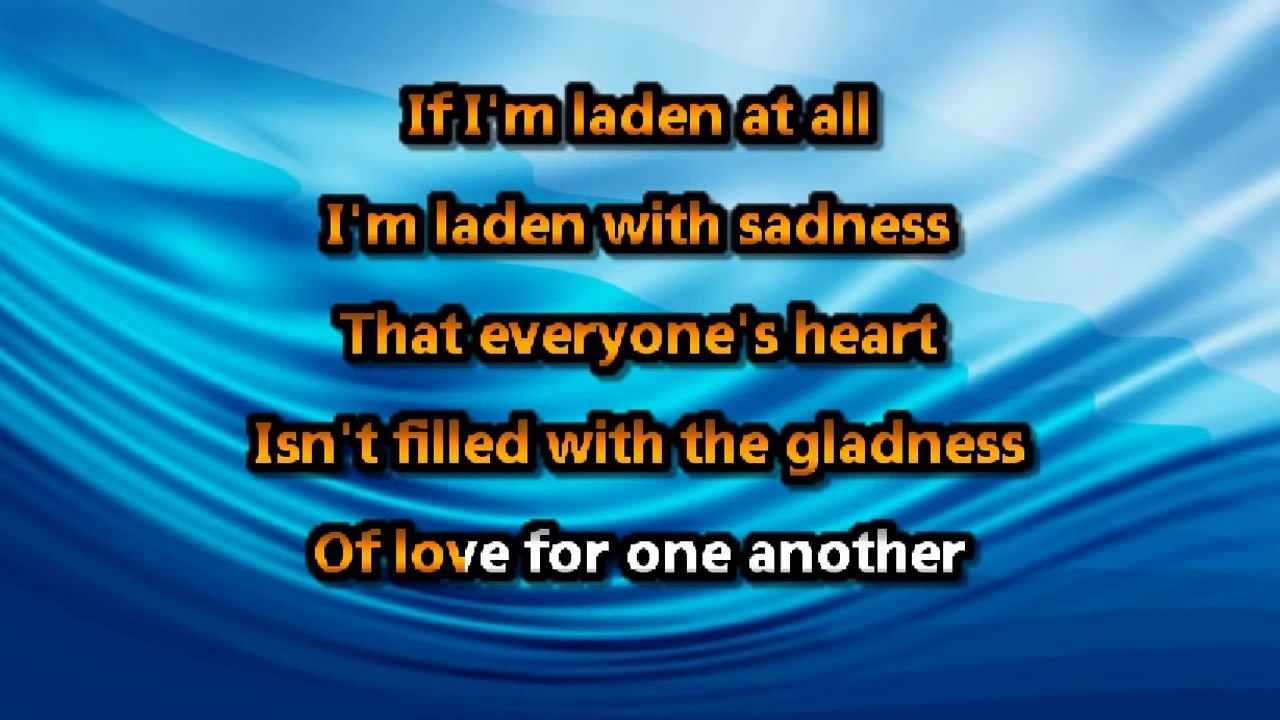 He ain't heavy he's my Brother - The Hollies Karaoke