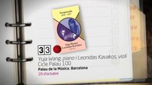 TV3 - 33 recomana - Yuja Wang i Leonidas Kavakos. Cicle Palau 100. Palau de la Música. Barcelona